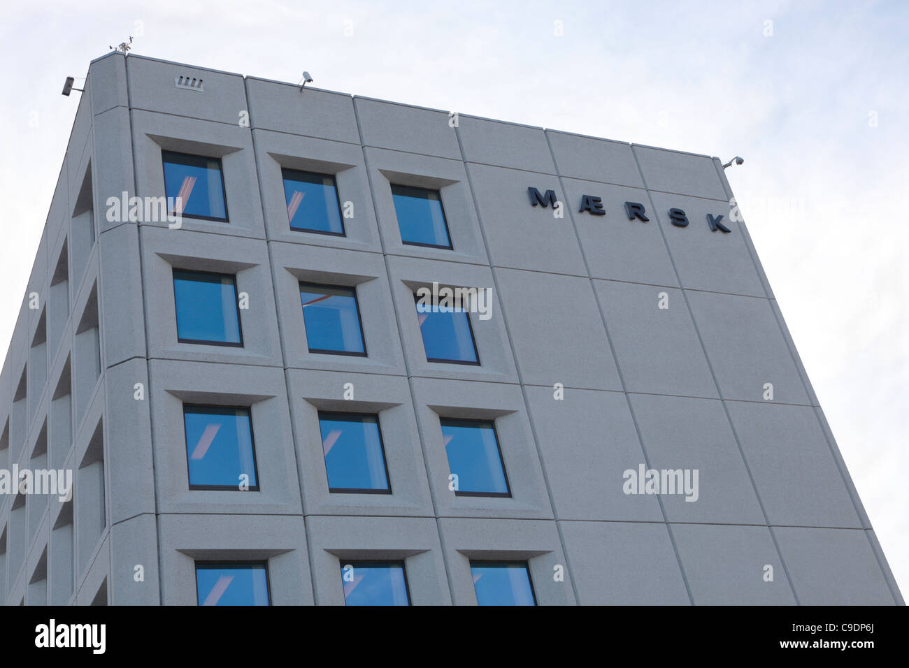 Die Mærsk / Maersk Hauptquartier auf Kulturnacht in Kopenhagen, Dänemark Stockfoto