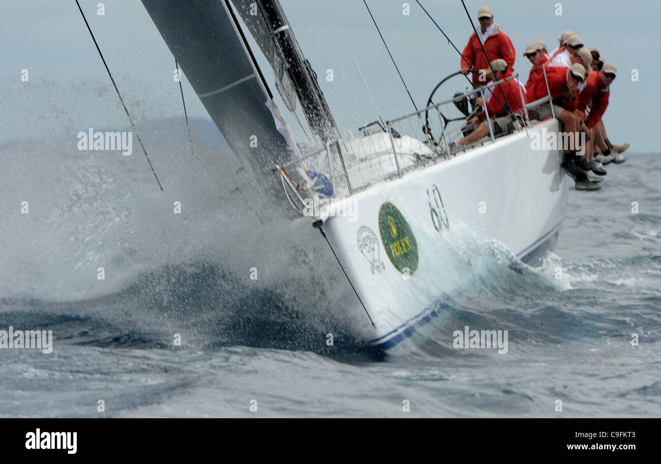 16.12.2011. Sydney, Australien. Tag2. Rolex Trophy Rating-Serie. Loki, skippered durch Stephen Ainsworth in Aktion Stockfoto