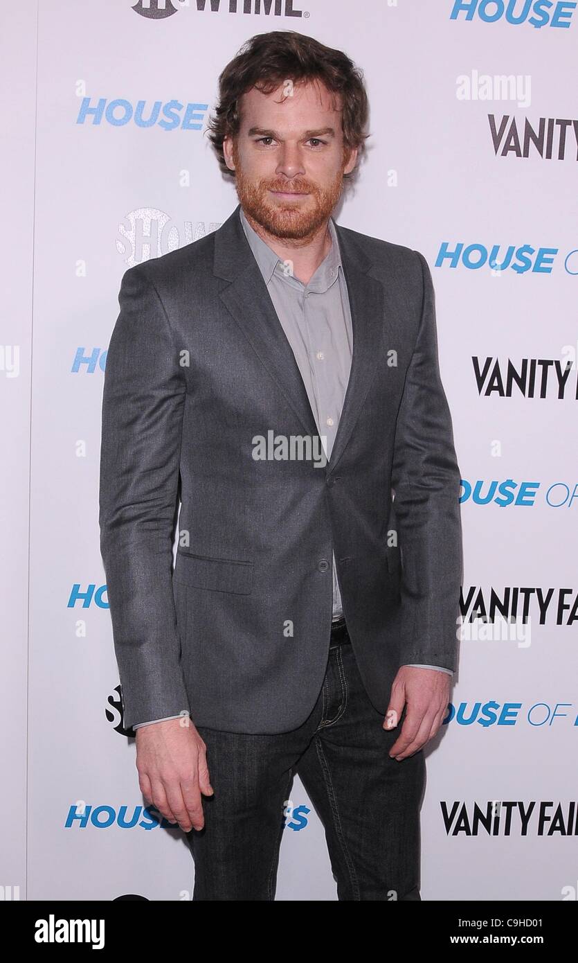 4. Januar 2012 - Hollywood, Kalifornien, USA - Premiere Party & Screening von "House of Lies'' im AT&T Center in Los Angeles, CA 04.01.12 2012..MICHAEL C. HALL(Credit Image: © Scott Kirkland/Globe Photos/ZUMAPRESS.com) Stockfoto