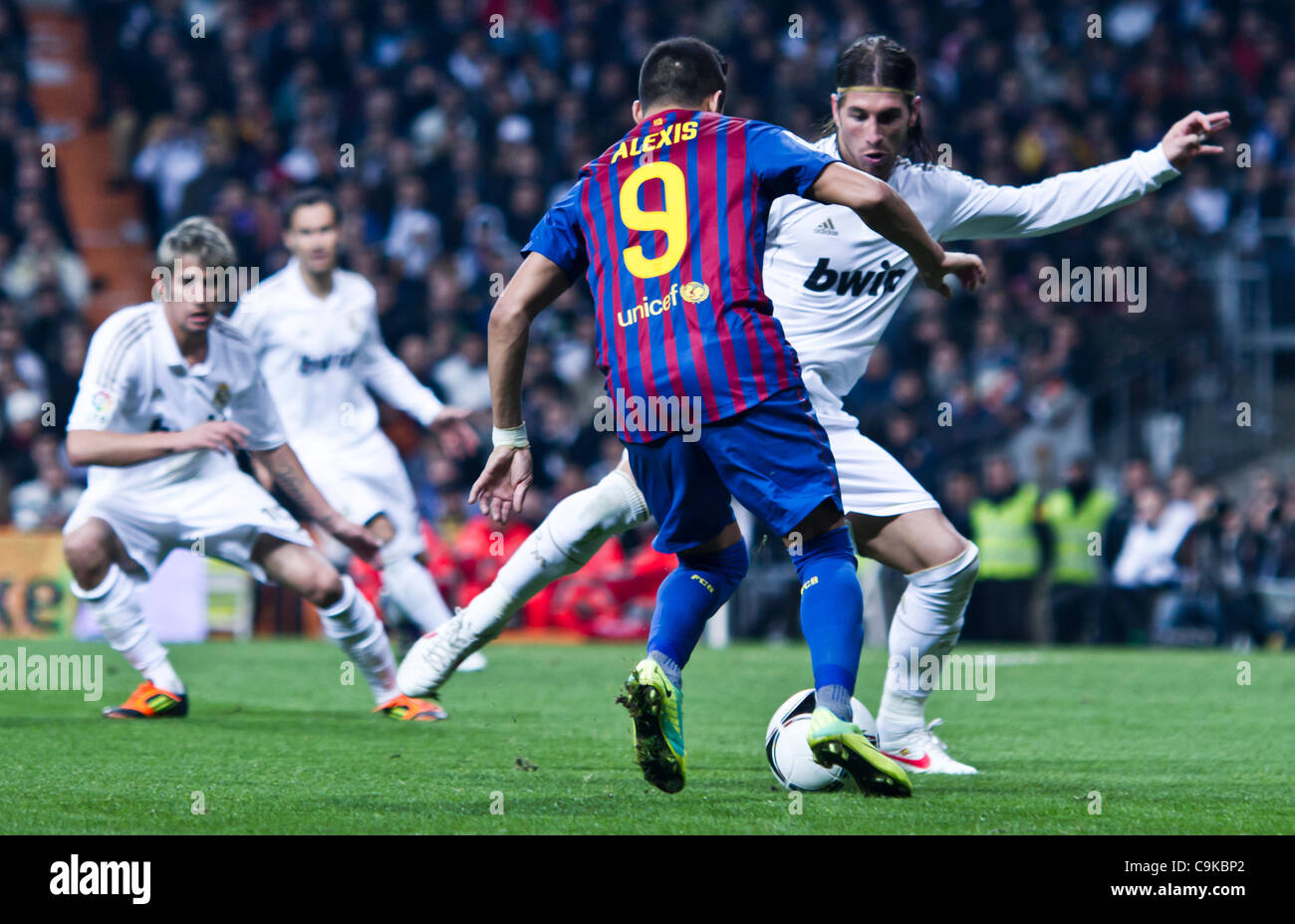 18.01.2011 MADRID, Spanien / / COPA DEL REY Fußball Real Madrid vs