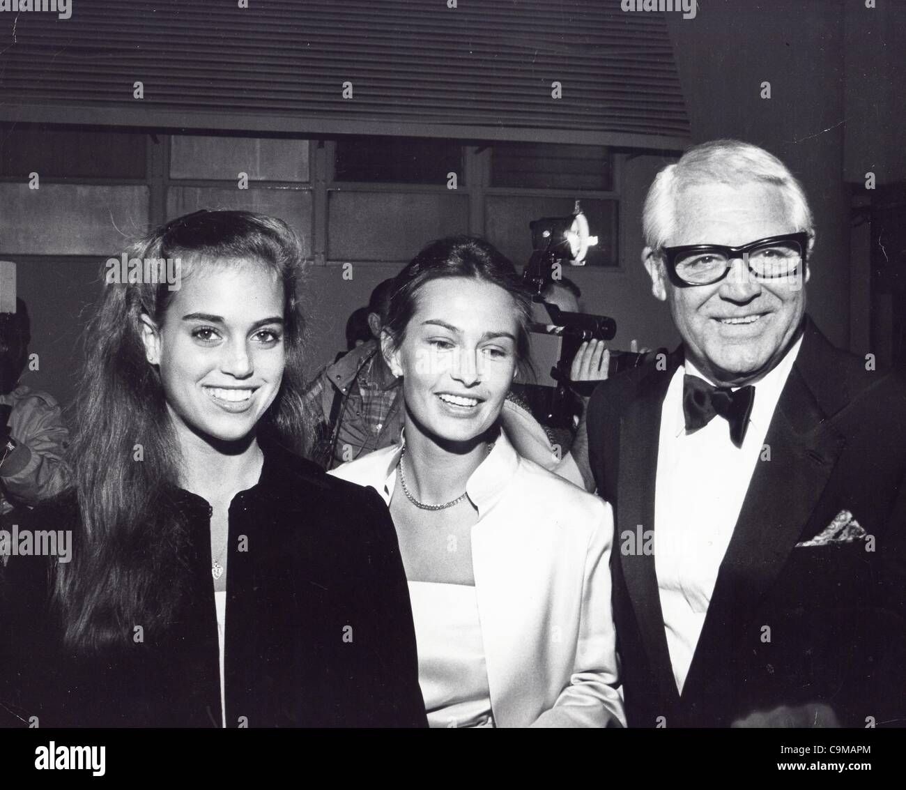 CARY GRANT mit Frau Barbara Harris und Tochter Jennifer Grant. (Kredit-Bild: © Globe Photos/ZUMAPRESS.com) Stockfoto