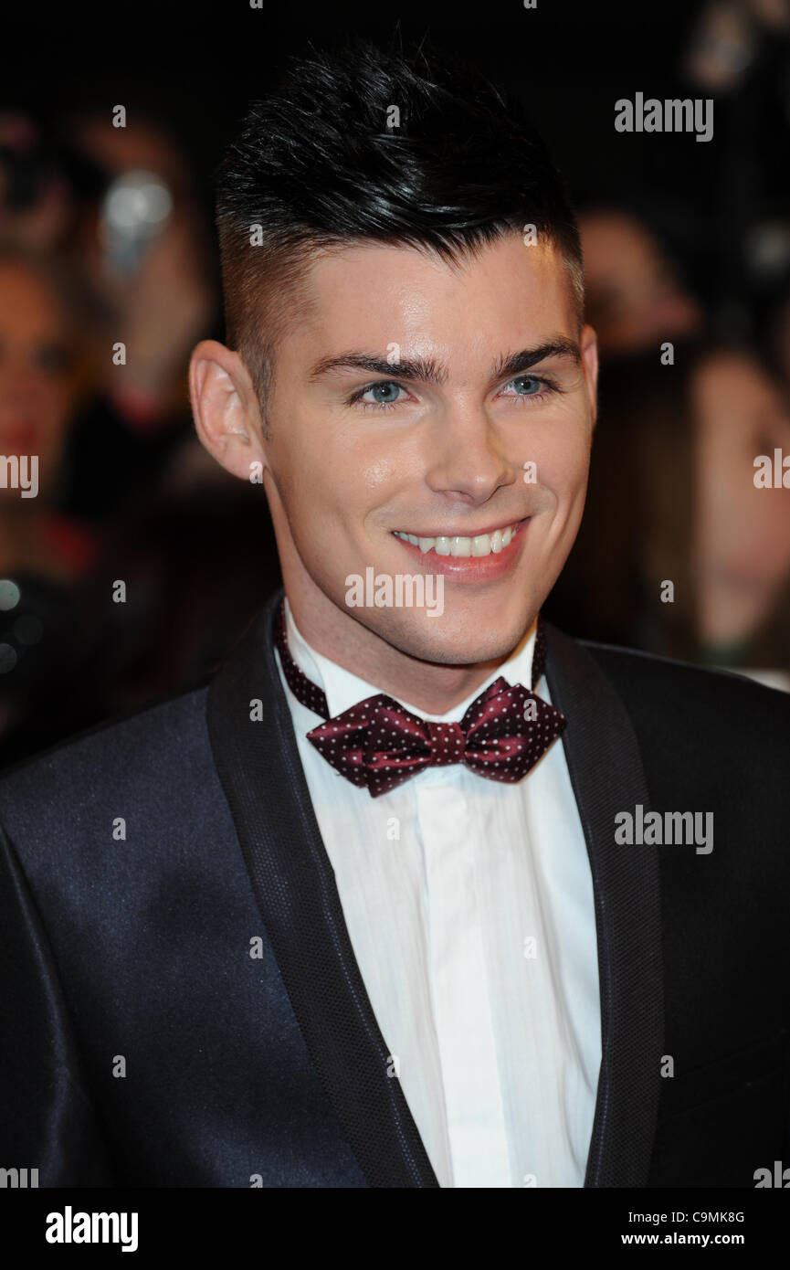 KIERON RICHARDSON 2012 NATIONAL TELEVISION AWARDS O2 ARENA LONDON ENGLAND 25 Januar 2012 Stockfoto