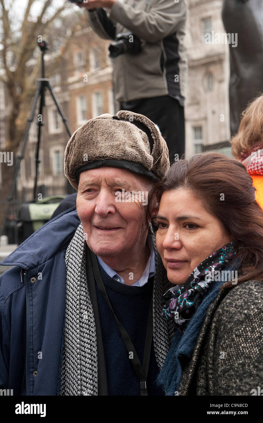 Der ehemalige Arbeitsminister Kabinett Tony Benn MP Stockfoto