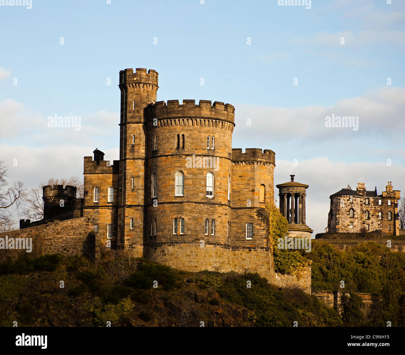 historische Gebäude Calton Gefängnis, Edinburgh Scotland UK Stockfoto