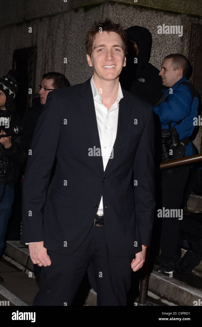 London, Vereinigtes Königreich 02.06.2012 Oliver Phelps besucht die London Abend Standard British Film Awards 2012 an der London Film Museum, County Hall, London. (Photo Credit: Photobeat Bilder/Alamy) Stockfoto