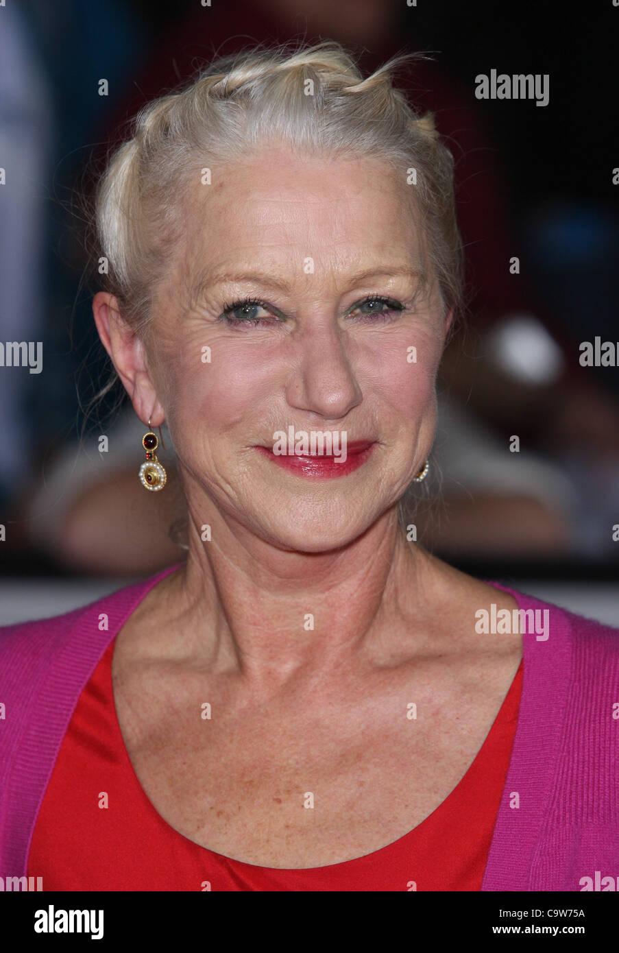 HELEN MIRREN JOHN CARTER. Welt PREMIERE DOWNTOWN LOS ANGELES Kalifornien USA 22. Februar 2012 Stockfoto