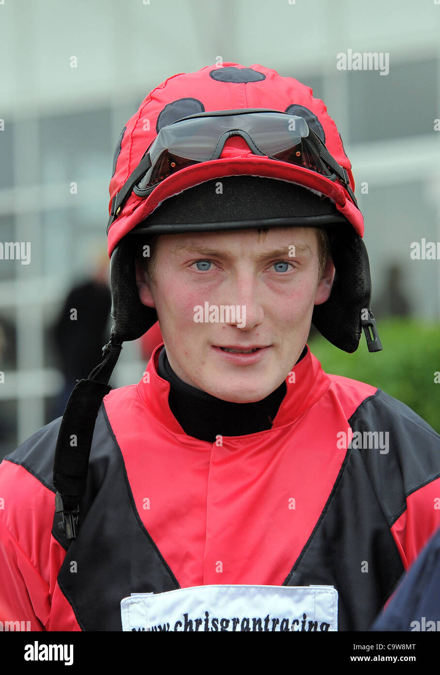 CALLUM WHILLANS JOCKEY WETHERBY Rennbahn WETHERBY ENGLAND 21. Februar 2012 Stockfoto