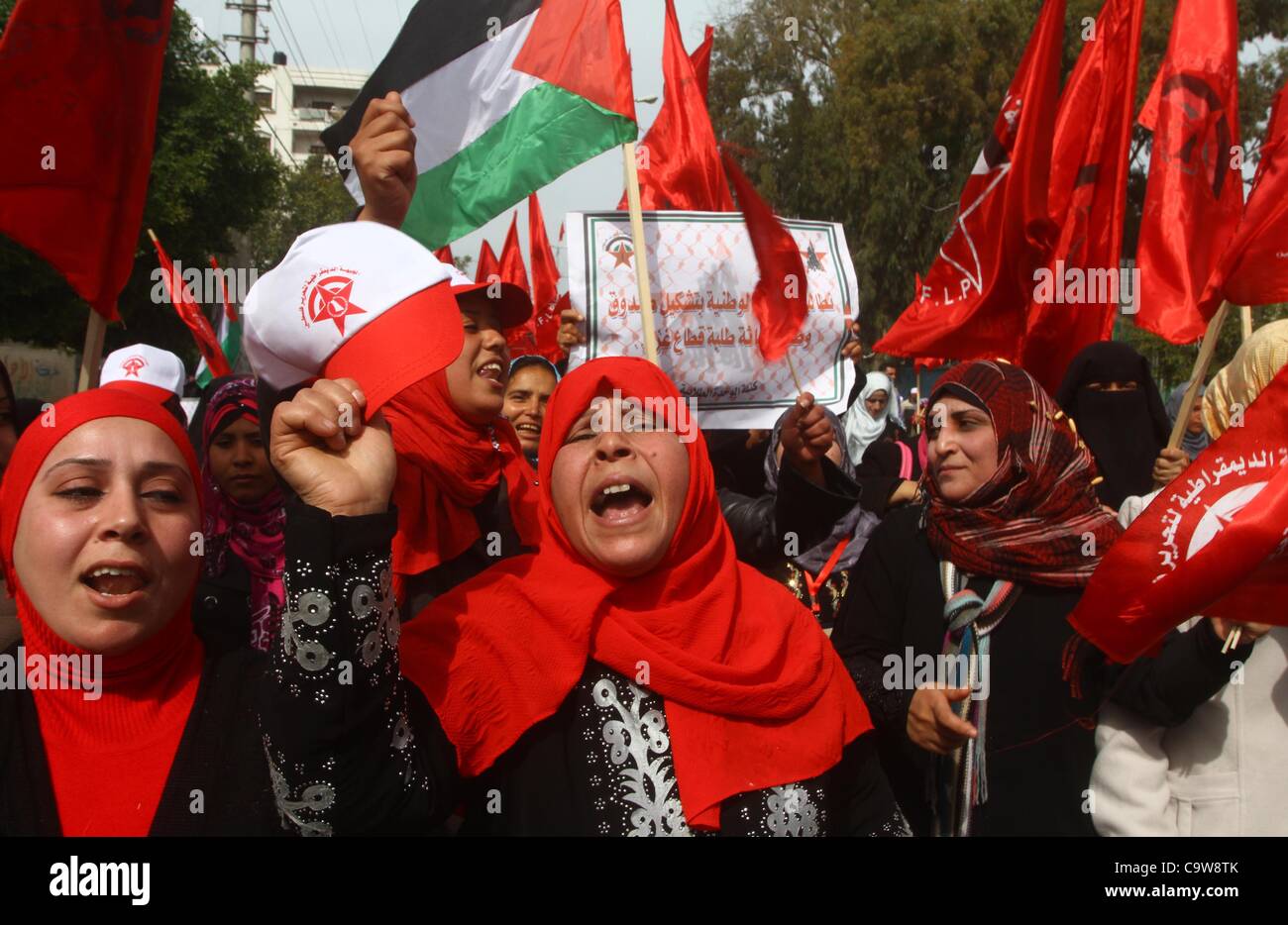 23. Februar 2012 GazaStadt, Gazastreifen, Palästina Anhänger der