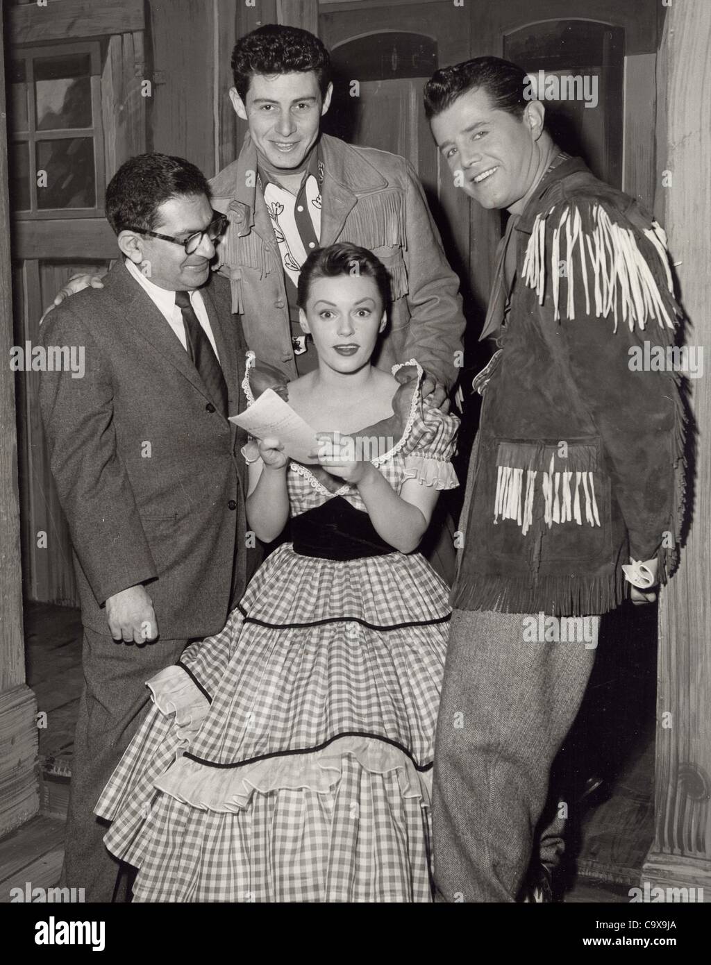 EDDIE FISHER Peggy King.George Gobel Show. Geliefert von Fotos, inc. (Kredit-Bild: © von Globe Fotos, Inc/Globe Photos/ZUMAPRESS.com geliefert) Stockfoto