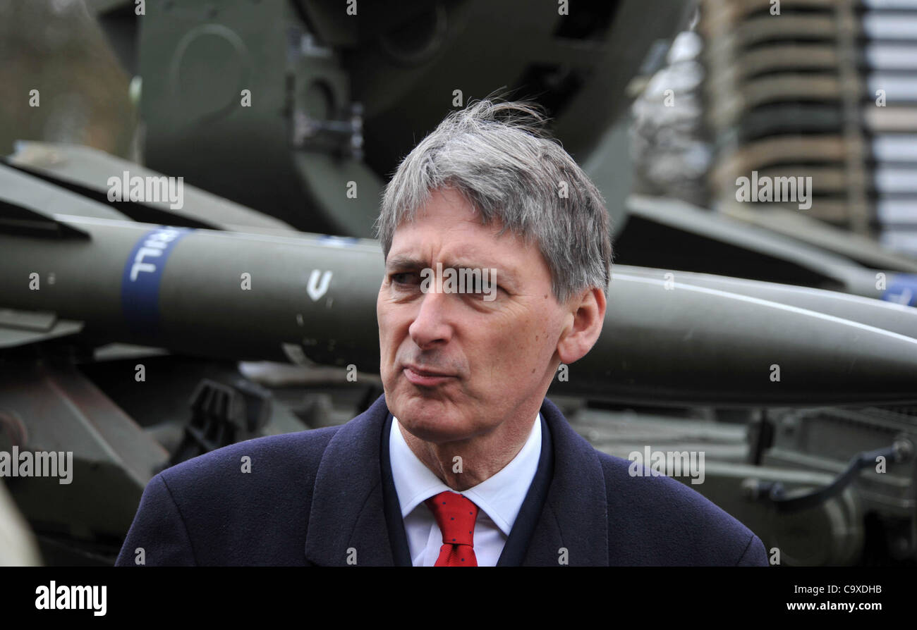 Secretary Of State for Defence Philip Hammond MP, England, UK Stockfoto