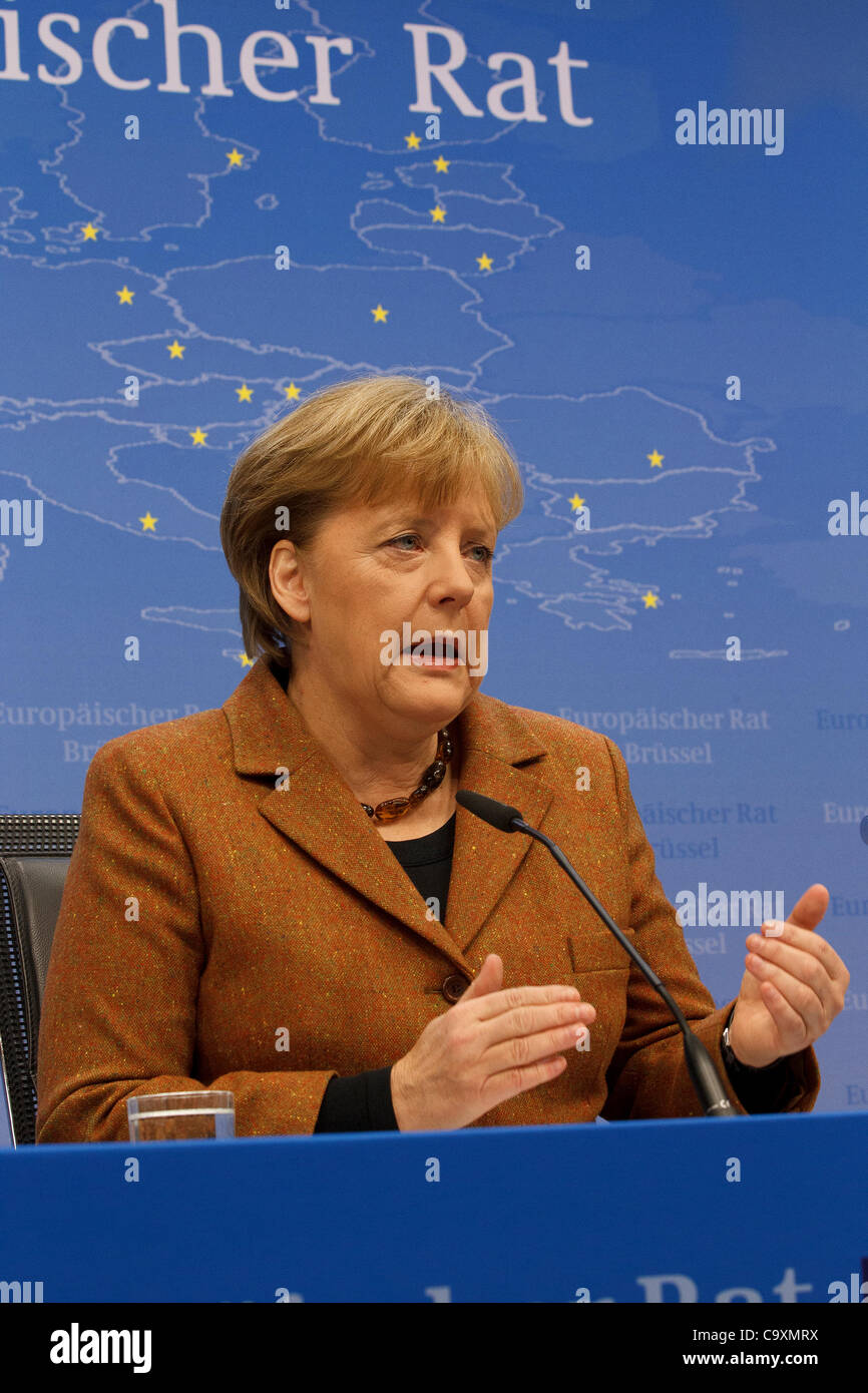 Angela Merkel Stockfoto