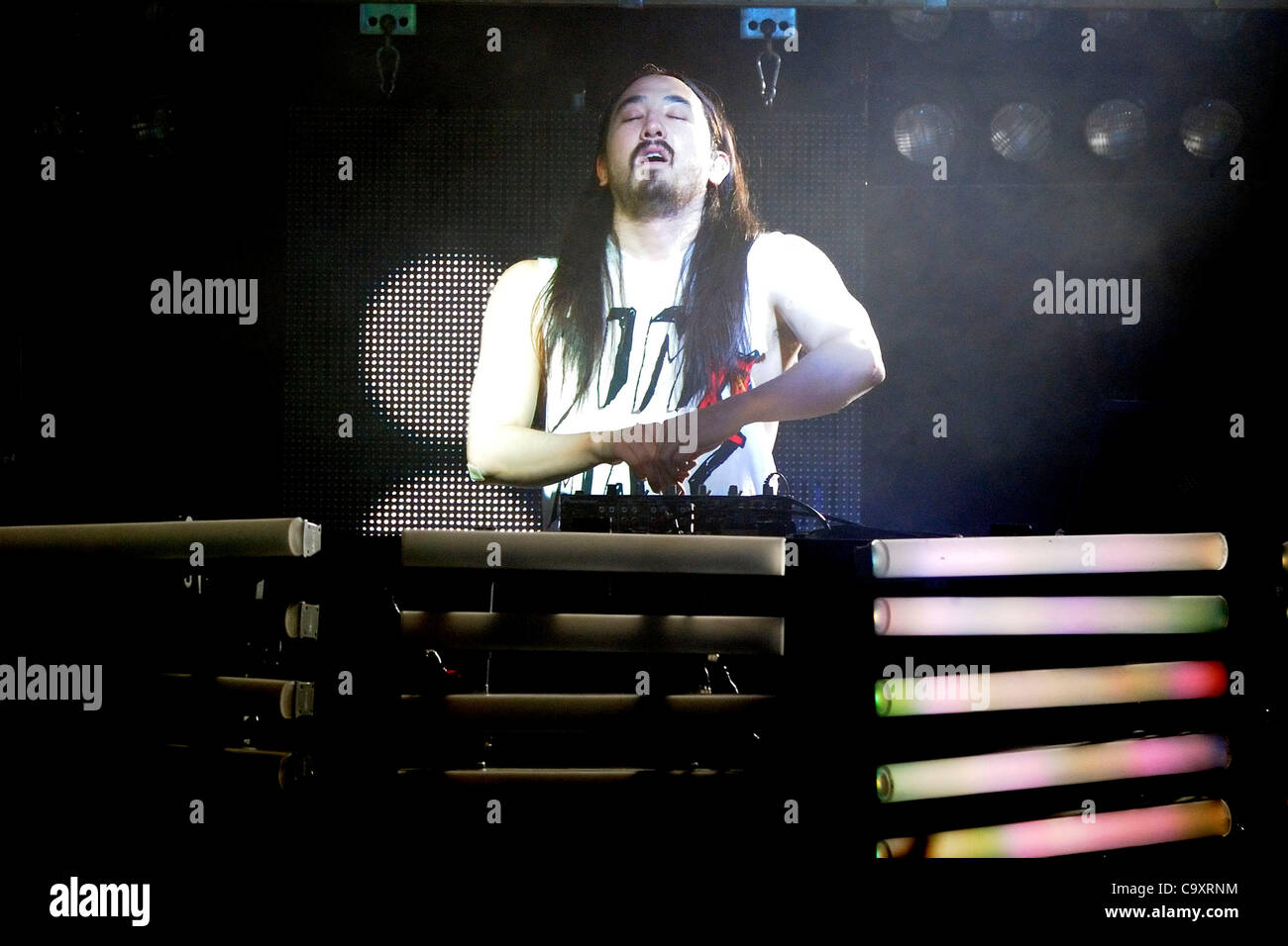 2. März 2012 - Toronto, Kanada - Deadmeat Tour mit Steve Aoki im Kool Haus in Toronto. (DCP/N8N) Stockfoto