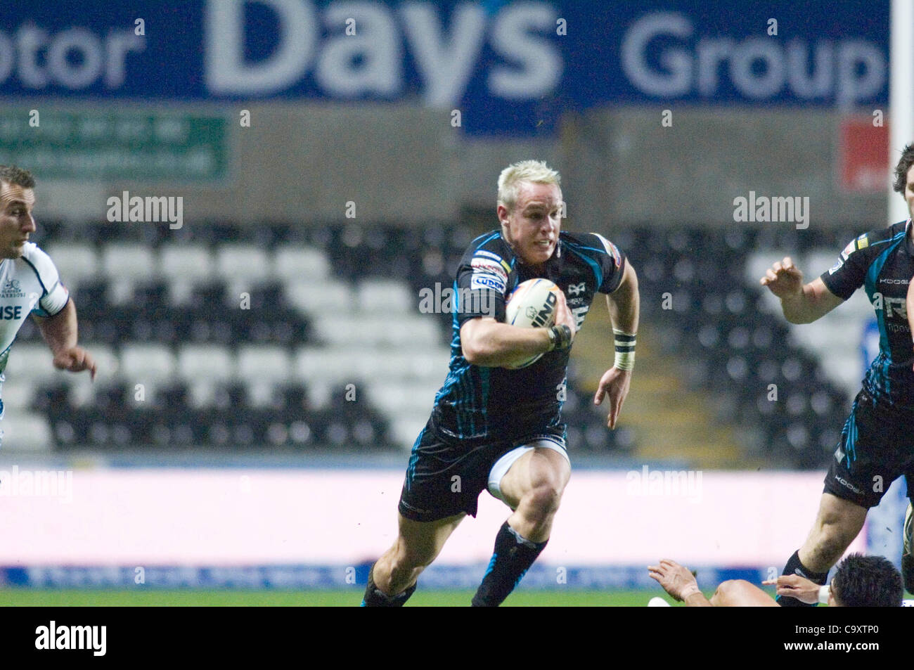 Fischadler V Glasgow Rabodirect PRO12 im Liberty Stadium in Swansea: Stockfoto