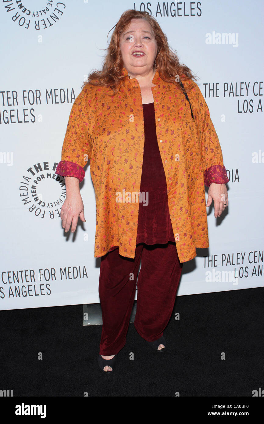 12. März 2012 - präsentiert Los Angeles, Kalifornien, USA - Conchata Ferrell.The PaleyFest 2012 '' 2 and a Half Men'' in The Saban Theater, Beverly Hills, CA. 12 März - 2012 statt. (Kredit-Bild: © TLeopold/Globe Photos/ZUMAPRESS.com) Stockfoto