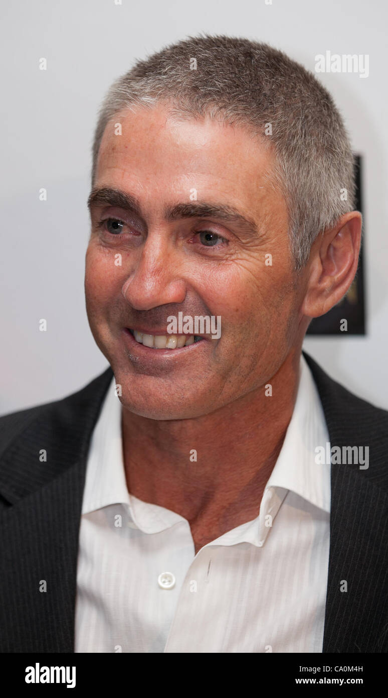 Mick Doohan auf der Australian Grand Prix Party, Club 23, Melbourne, 14. März 2012. Stockfoto