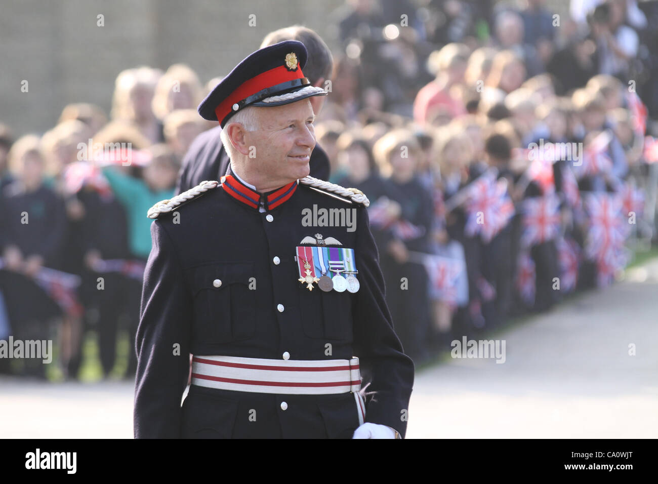 London, UK, 15.03.2012 Atmosphäre bei "Der Prinz Stiftung für Kinder und Kunst" in Dulwich Picture Gallery in London. (C Stockfoto