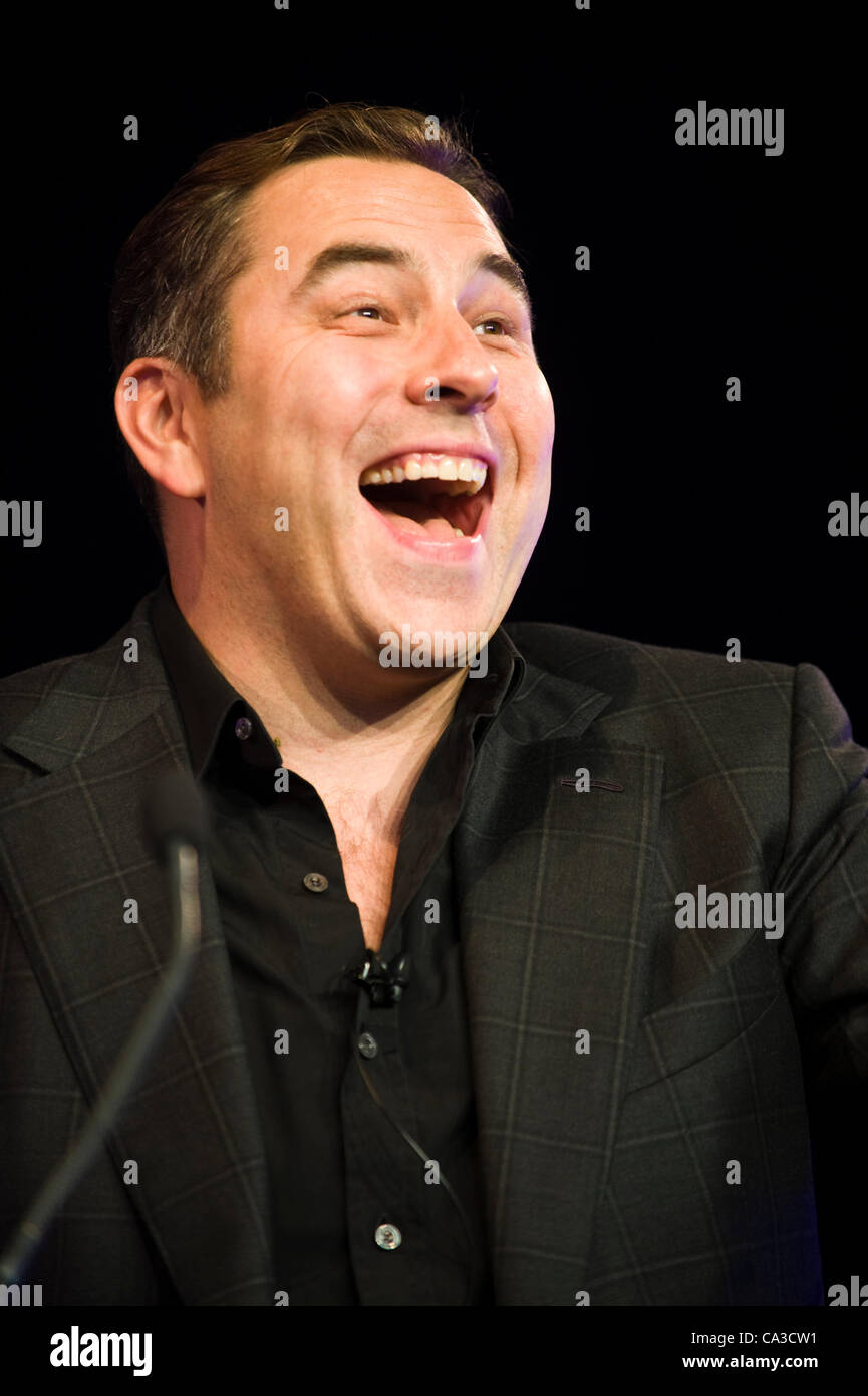 31. Mai 2012. Der Telegraph Hay Festival. Schauspieler, Komiker und Autor David Walliams anlässlich Hay Festival. Hay-on-Wye, Powys, Wales, UK Stockfoto