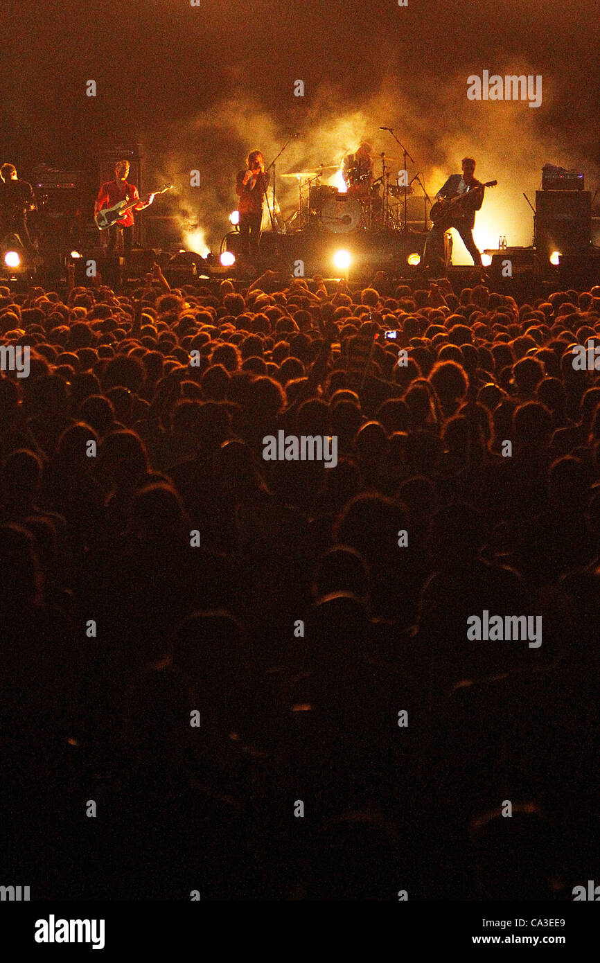 Primavera Sound 2012 - Alternativen Musikfestival - 31.05.2012 - Parc del Forum, Barcelona - Spanien / / abgelehnt Stockfoto