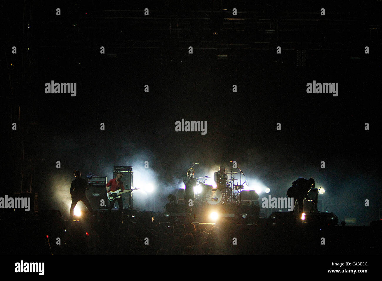 Primavera Sound 2012 - Alternativen Musikfestival - 31.05.2012 - Parc del Forum, Barcelona - Spanien / / abgelehnt Stockfoto
