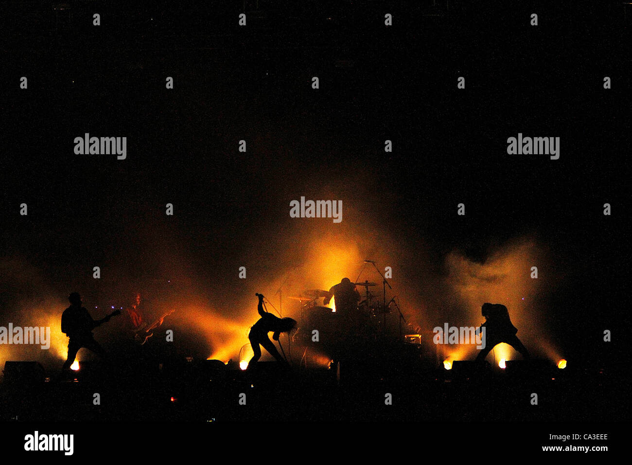 Primavera Sound 2012 - Alternativen Musikfestival - 31.05.2012 - Parc del Forum, Barcelona - Spanien / / abgelehnt Stockfoto