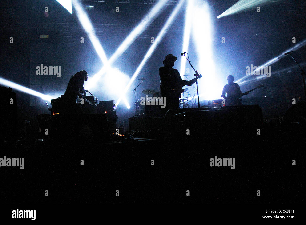 Primavera Sound 2012 - Alternativen Musikfestival - 31.05.2012 - Parc del Forum, Barcelona - Spanien / / Wilco Stockfoto