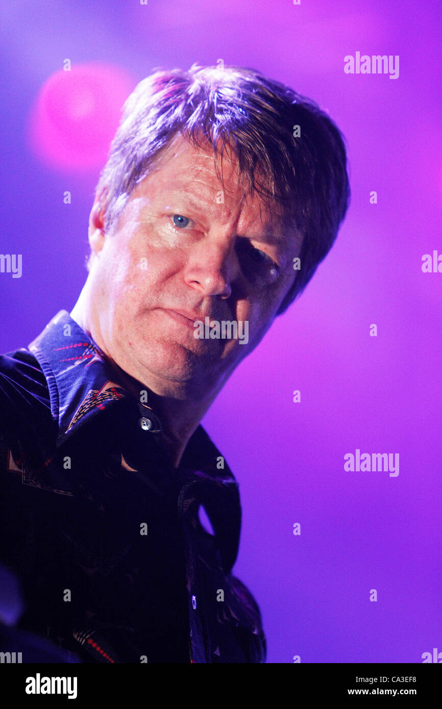 Primavera Sound 2012 - Alternativen Musikfestival - 31.05.2012 - Parc del Forum, Barcelona - Spanien / / Wilco, Nels Cline Stockfoto