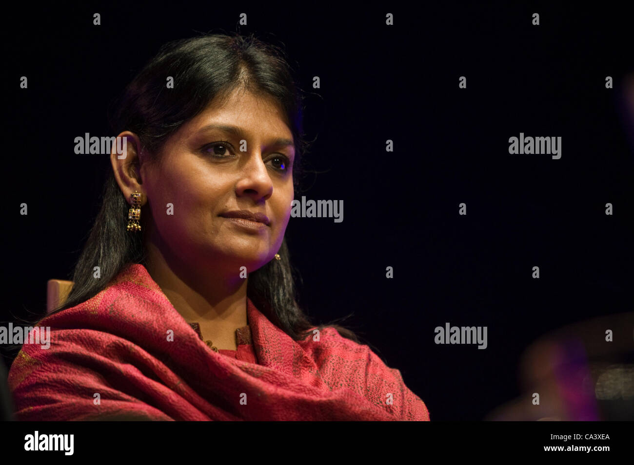 Nandita Das, indischer Bollywood-Schauspieler, abgebildet auf der Telegraph Hay Festival 2012, Hay-on-Wye, Powys, Wales, UK Stockfoto