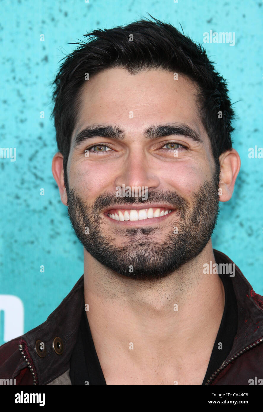 TYLER HOECHLIN DIE MTV MOVIE AWARDS 2012. Anreise-LOS ANGELES-Kalifornien-USA 3. Juni 2012 Stockfoto