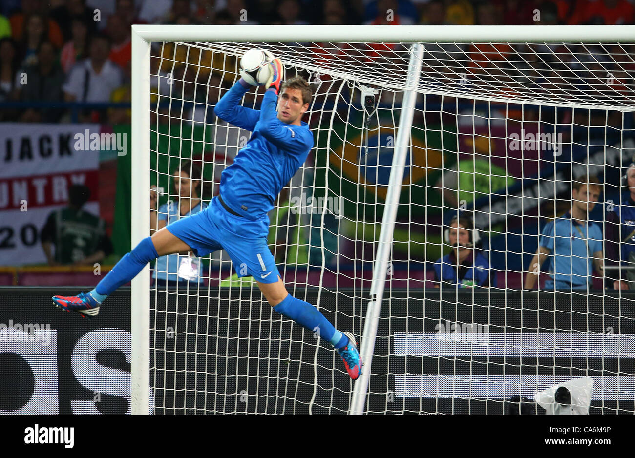 MAARTEN STEKELENBURG PORTUGAL V HOLLAND EURO 2012 METALIST Stadion Charkow UKRAINE UKRAINE 17 Juni 2012 Stockfoto