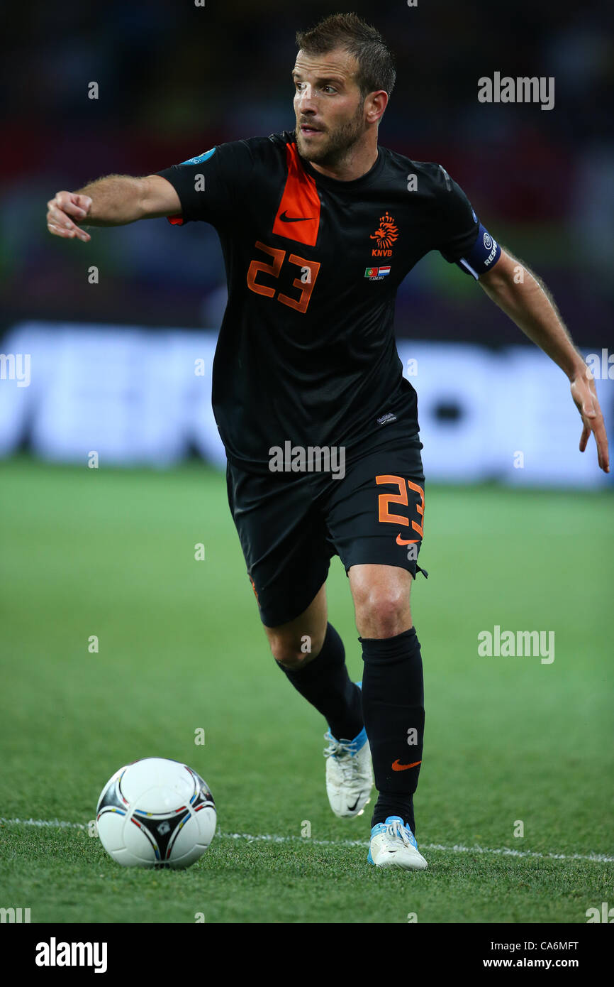 RAFAEL VAN DER VAART HOLLAND & TOTTENHAM HOTSPUR FC METALIST Stadion Charkow UKRAINE UKRAINE 17. Juni 2012 Stockfoto