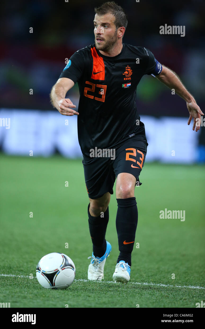 RAFAEL VAN DER VAART HOLLAND & TOTTENHAM HOTSPUR FC METALIST Stadion Charkow UKRAINE UKRAINE 17. Juni 2012 Stockfoto