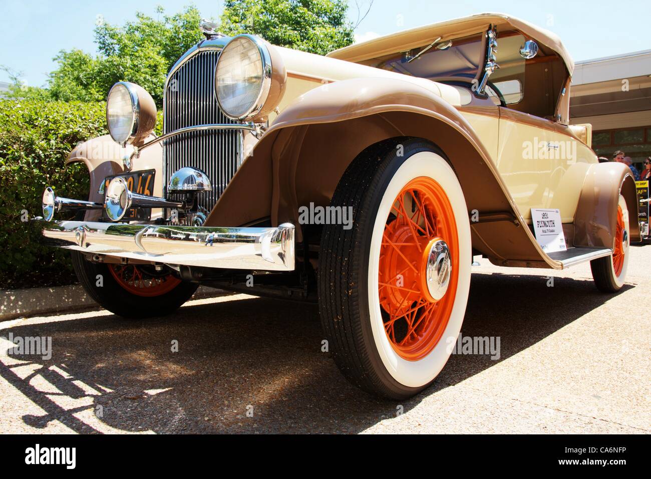 17, Juni 2012, Oak Brook, Illinois, USA. Eine 1931 Plymouth auf dem