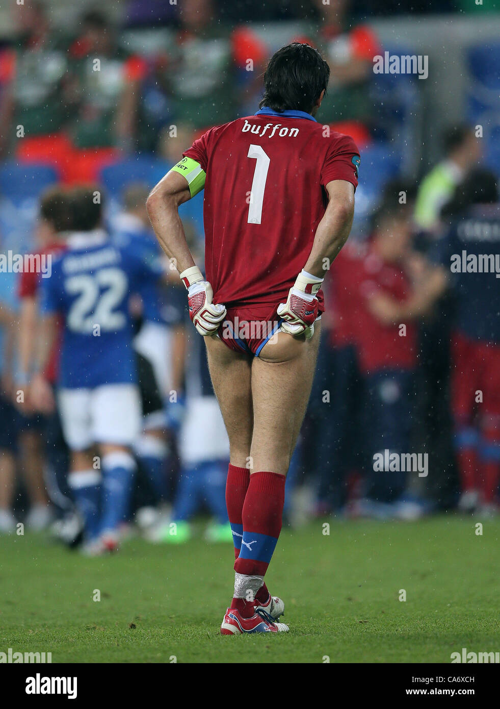 GIANLUIGI BUFFON Italien V Republik Irland städtische Stadion POZNAN Polen 18. Juni 2012 Stockfoto