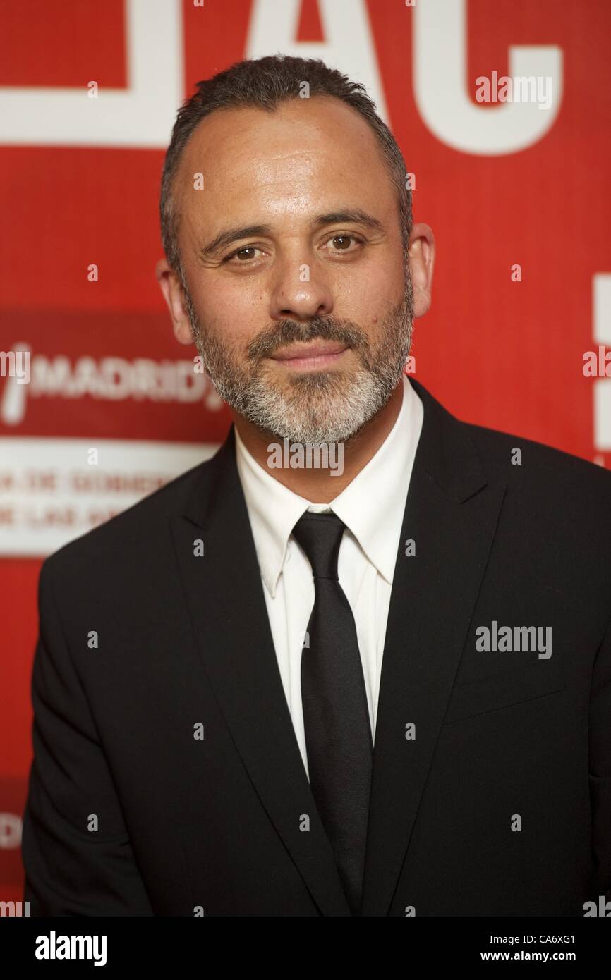 18. Juni 2012 - Madrid, Spanien - Unterhaltung, Javier Gutierrez, Leute besucht XX Union de Actores Awards im Circo Preis Theater in Madrid (Credit-Bild: © Jack Abuin/ZUMAPRESS.com) Stockfoto