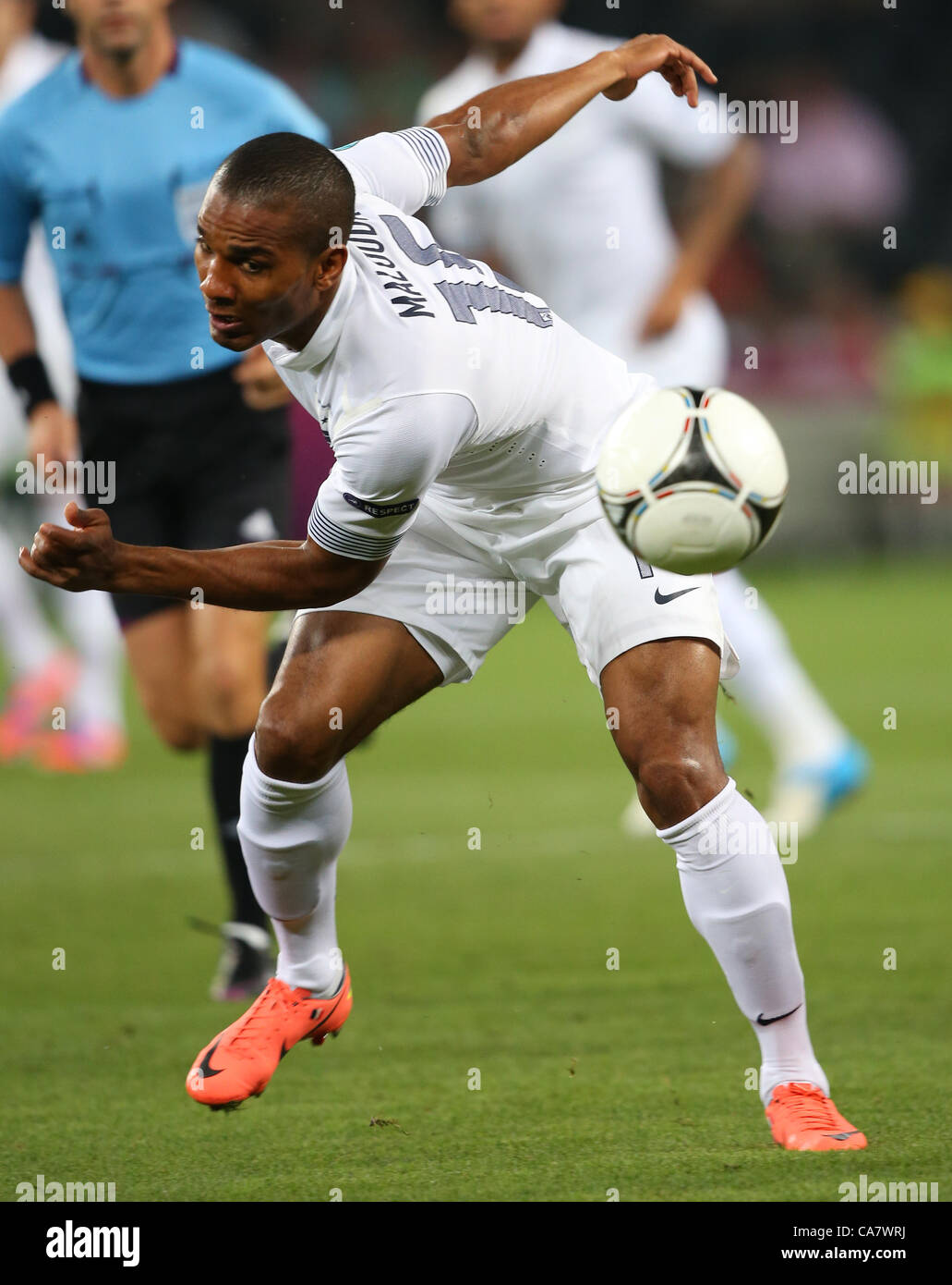 FLORENT MALOUDA Frankreich EURO 2012 DONBASS ARENA Donezk UKRAINE UKRAINE 23. Juni 2012 Stockfoto