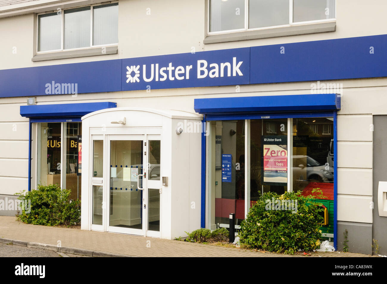 Ulster Bank-Filiale Stockfoto