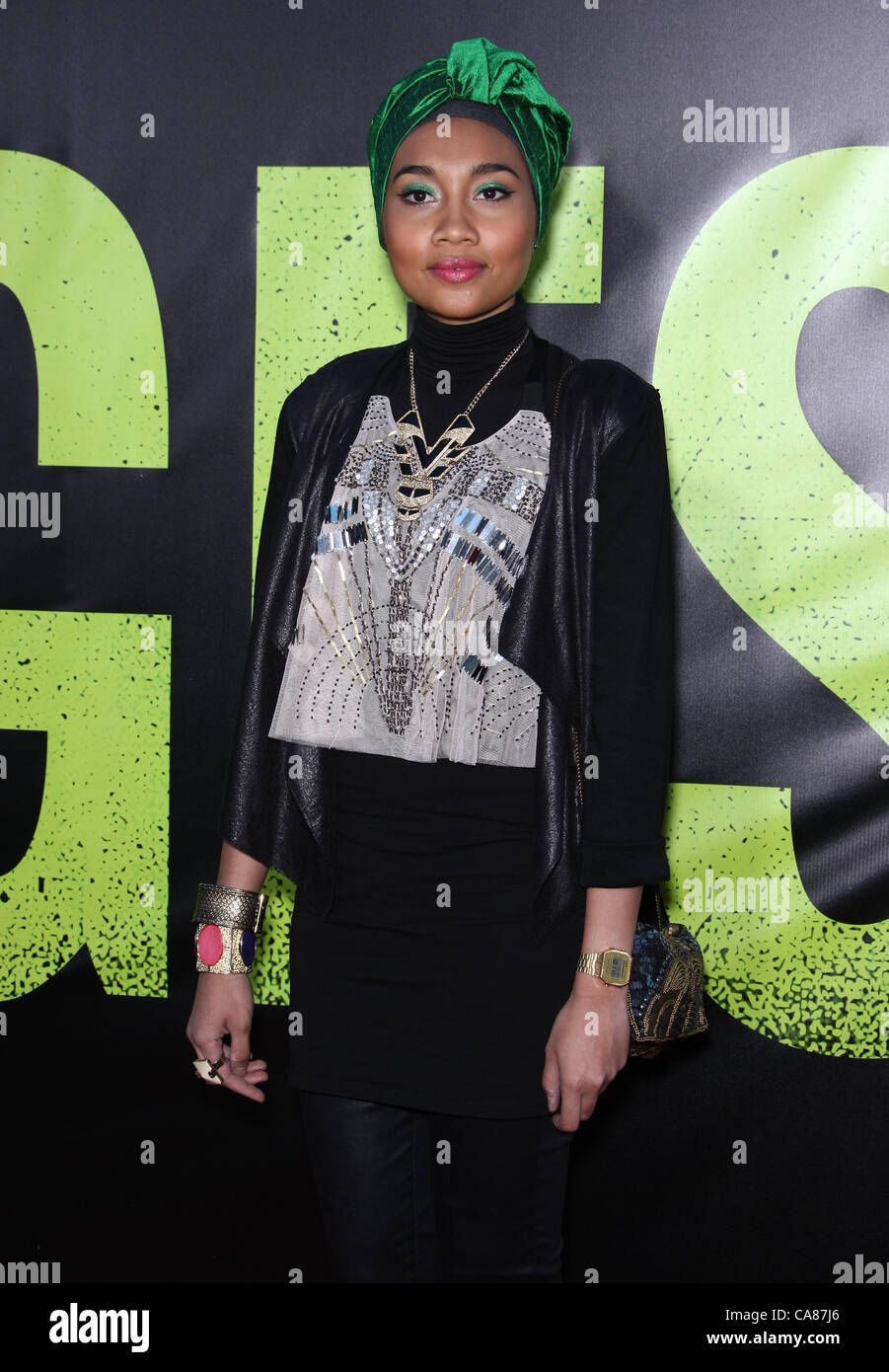YUNA WILDEN. Welt-PREMIERE LOS ANGELES Kalifornien USA 25. Juni 2012 Stockfoto