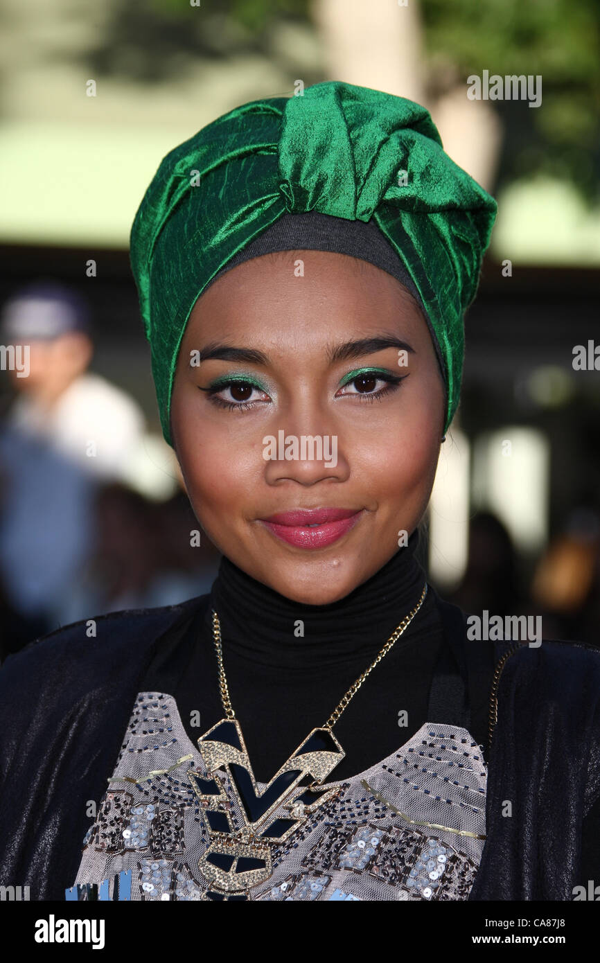 YUNA WILDEN. Welt-PREMIERE LOS ANGELES Kalifornien USA 25. Juni 2012 Stockfoto