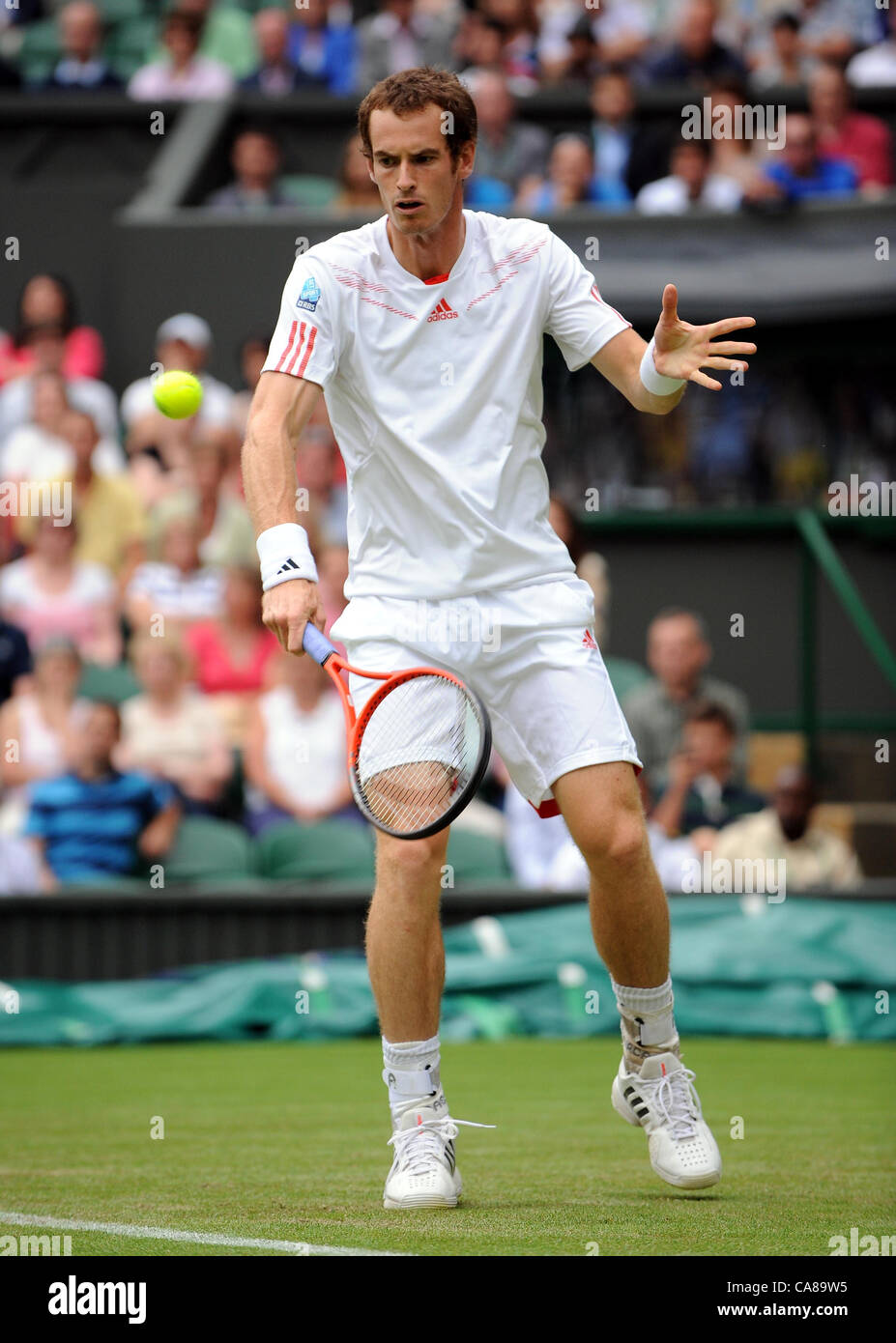 ANDY MURRAY Schottland der ALL ENGLAND TENNIS CLUB WIMBLEDON LONDON ENGLAND 26. Juni 2012 Stockfoto