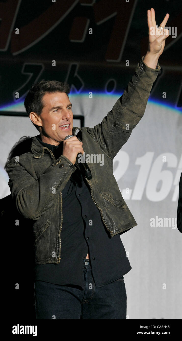 Tom Cruise, 1. Dezember 2011: "Mission Impossible - Phantom Protokoll" Filmpremiere, Tokyo, Japan - 1. Dezember 2011 (Foto: AFLO) Stockfoto