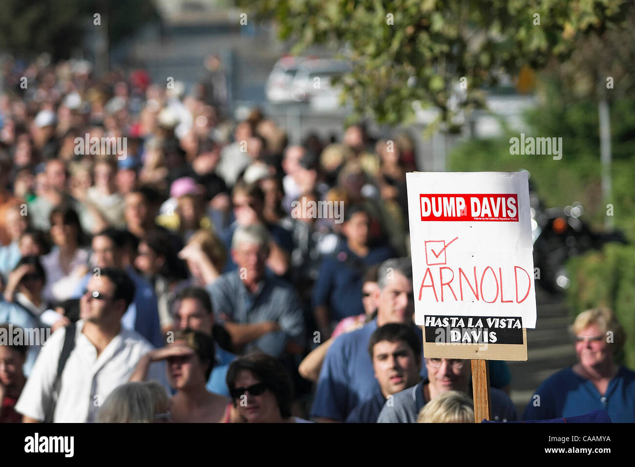 1. November 2003; SanFransisco, CA, USA; Kandidat für die kalifornische