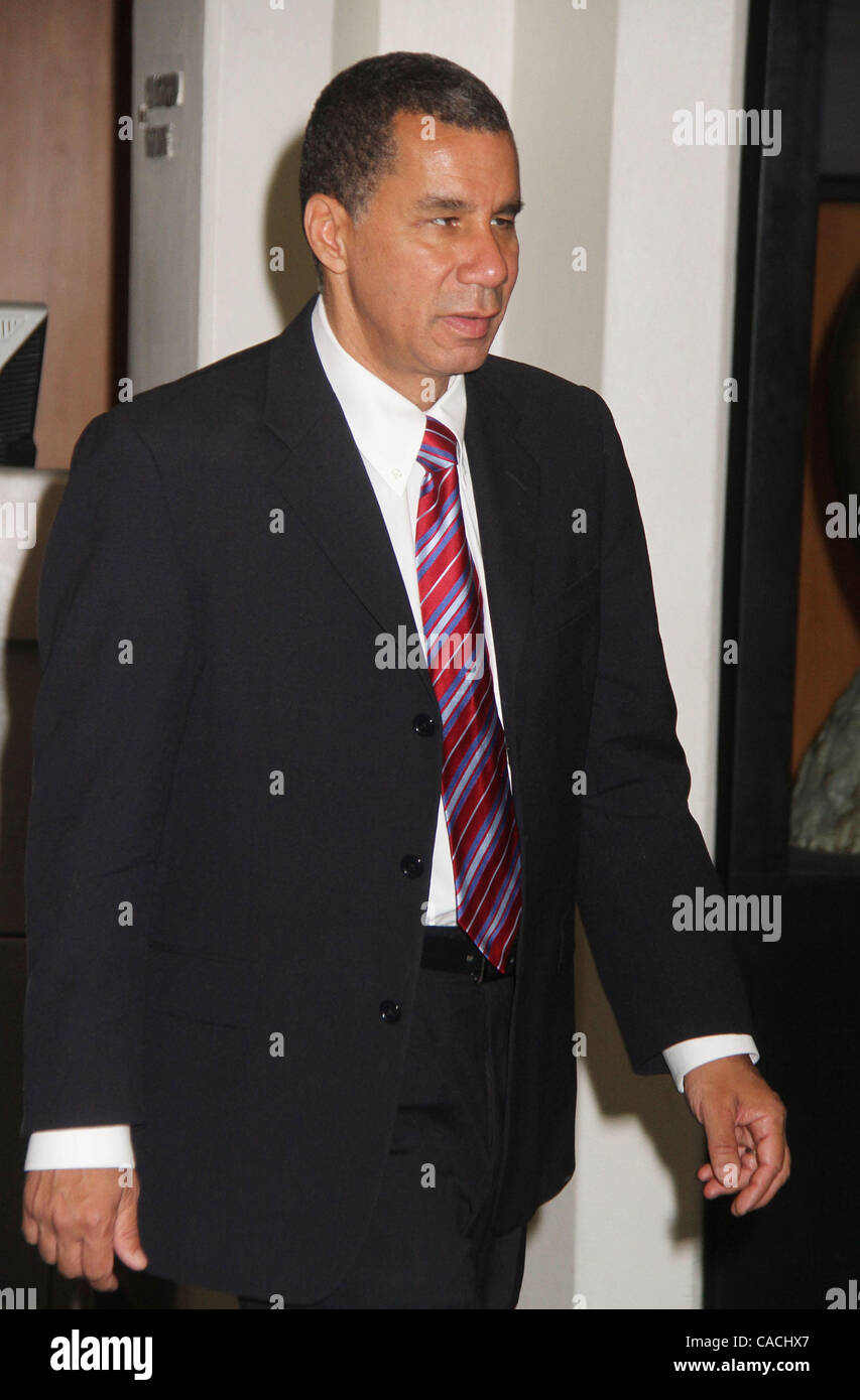 6. Juli 2010 kommt New York, New York, US Gouverneur DAVID PATERSON