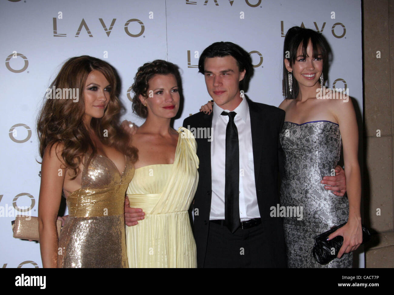 27. Juni 2010 - Hollywood, Kalifornien, US - K65582EG. EMMY-POST-PARTY IM LAVO RESTAURANT UND NACHTCLUB IM INNEREN DES PALAZZO RESORT UND CASINO IN LAS VEGAS, NEVADA 27.06.2010. BRITTANY ALLEN mit CHRISHELL STAUSE, TERRI-WHITROCK und MELISSA CLAIRE EGAN(Credit Image: © Ed Geller/Globe Photos/ZUMApres Stockfoto