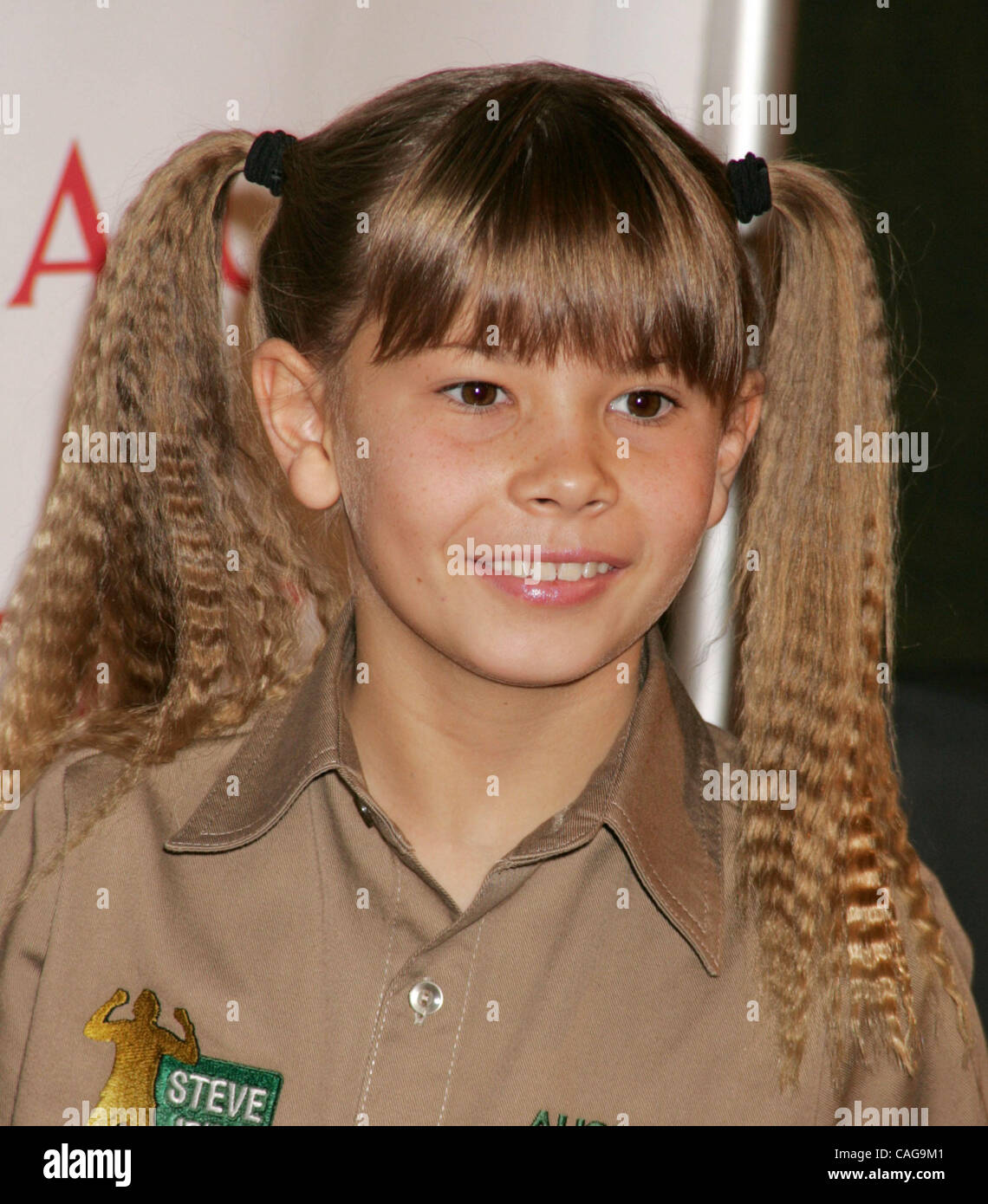 18. Februar 2008 statt - New York, NY, USA - BINDI IRWIN bei der Einführung der neuen wilden Republik Australien Zoo Bindi Spielzeuglinie bei FAO Schwarz. (Kredit-Bild: © Nancy Kaszerman/ZUMA Press) Stockfoto