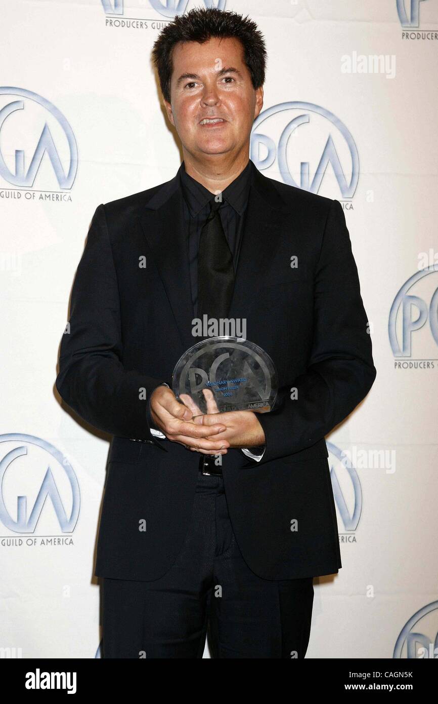 2. Februar 2008 - Hollywood, Kalifornien, USA - I12943CHW.19TH jährliche Hersteller GUILD AWARDS - DRUCKSAAL. BEVERLY HILTON HOTEL, BEVERLY HILLS, CA.02/02/08.SIMON FULLER (Kredit-Bild: © Clinton Wallace/Globe Photos/ZUMAPRESS.com) Stockfoto