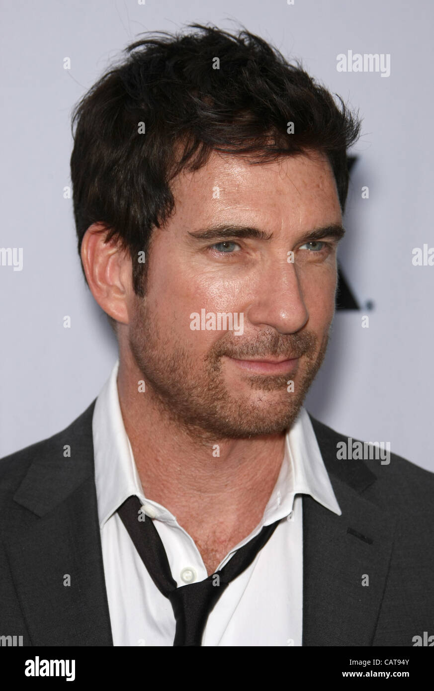 DYLAN MCDERMOTT AMERICAN HORROR STORY. SCREENING-LOS ANGELES-Kalifornien-USA 18. April 2012 Stockfoto