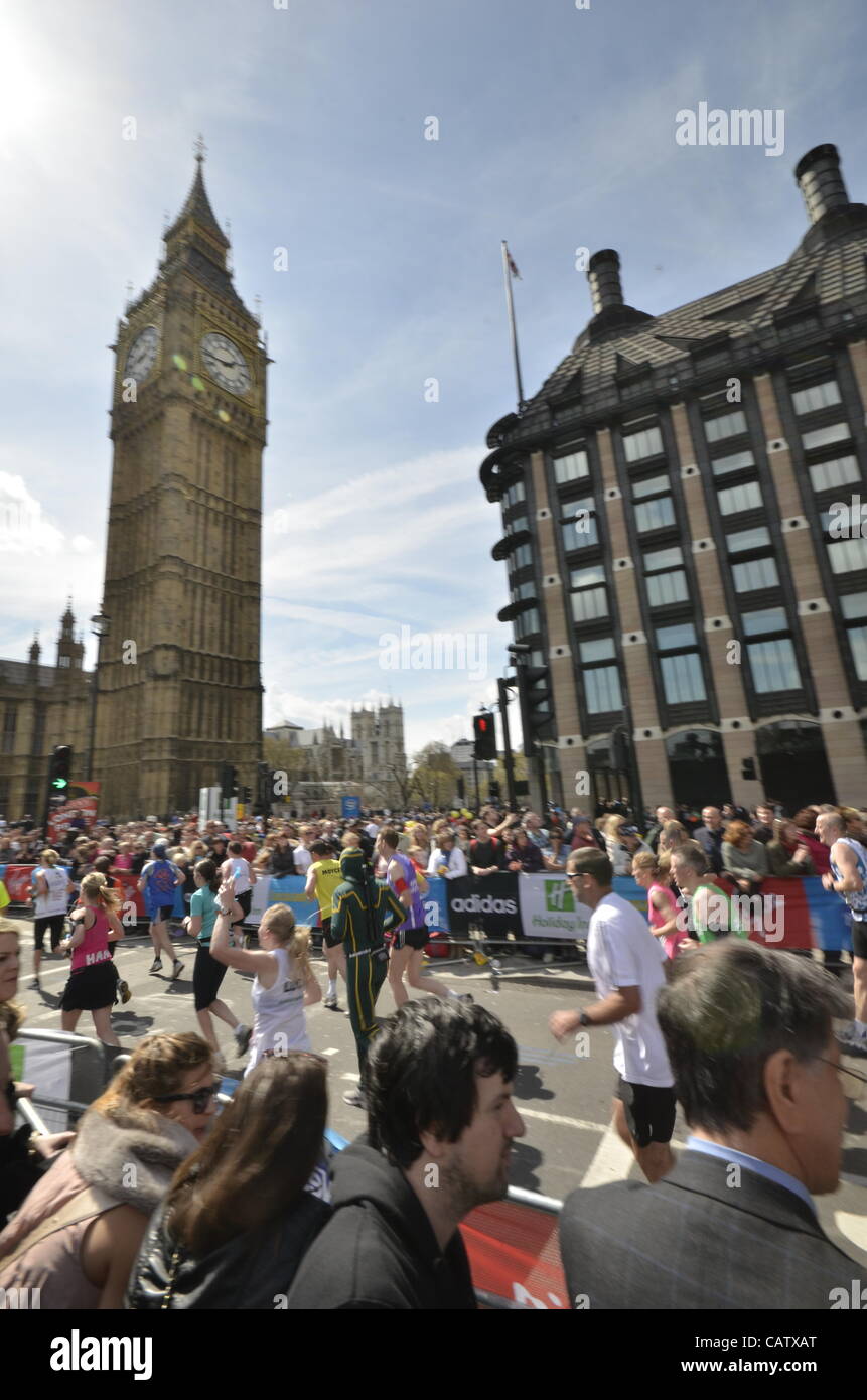 Virgin London Marathon 2012 Stockfoto