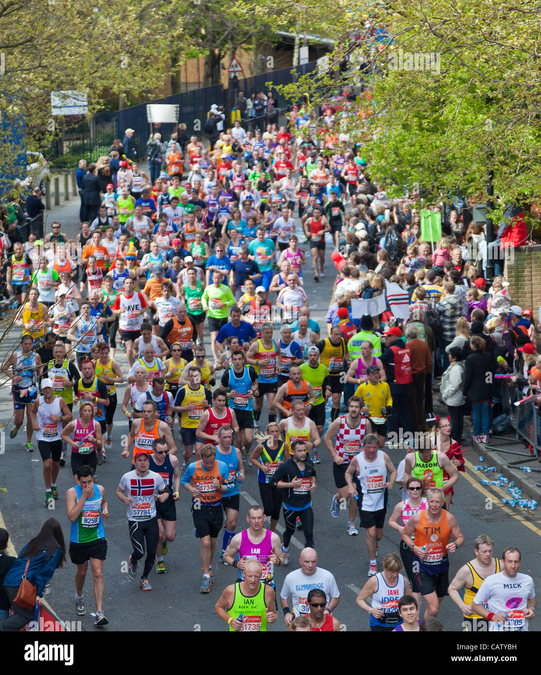 Virgin London Marathon 2012 Stockfoto