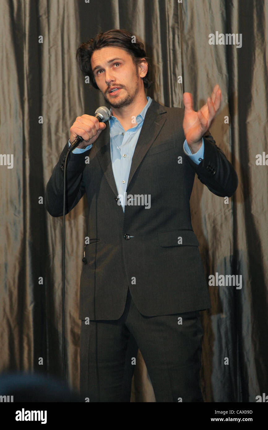 Schauspieler/Regisseur James Franco ist ein Q&A mit dem Publikum bei