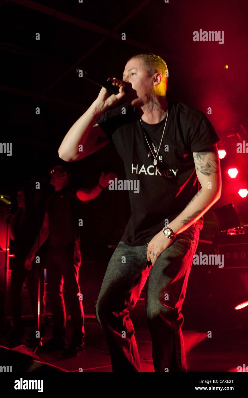 05.02.2012: Professor Green Konzert am Rivermead Leisure Centre, Reading, UK. Stockfoto